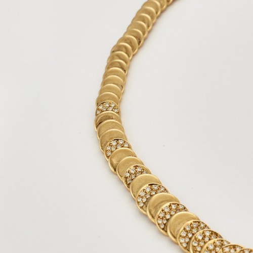 Gold and diamonds Necklace - 