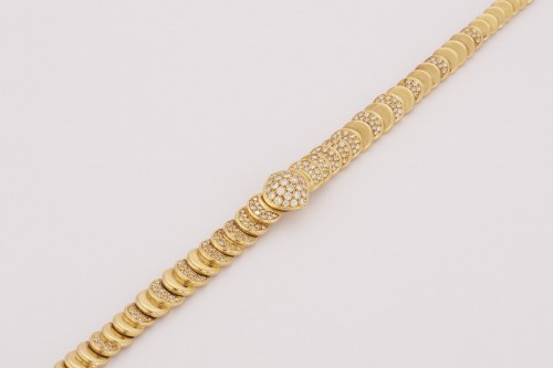 Gold and diamonds Necklace - 