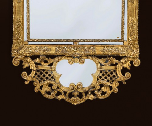 Courtly ceremonial mirror, South German, mid 18th century - 