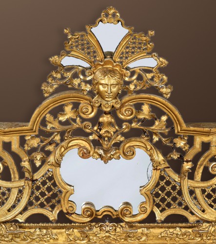 18th century - Courtly ceremonial mirror, South German, mid 18th century