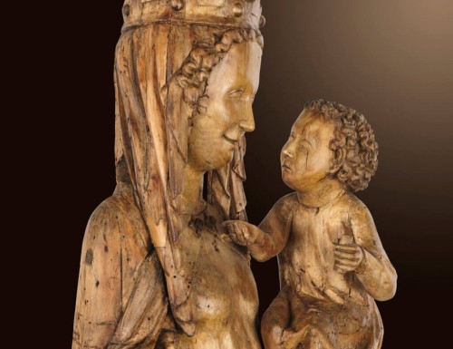 Sculpture Sculpture en Bois - Madonne vers 1300