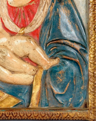 Madonna col Bambino - Atelier du Benedetto da Maiano - Kolhammer & Mahringer Fine Arts