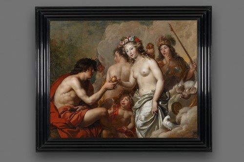 Le jugement de Paris, attribué à Gerard de Lairesse (Liège 1640- 1711 Amsterdam) - Tableaux et dessins Style Renaissance