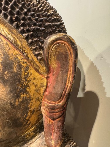  - Large terracotta Buddha head, Burma, Shan States, late 18th c.