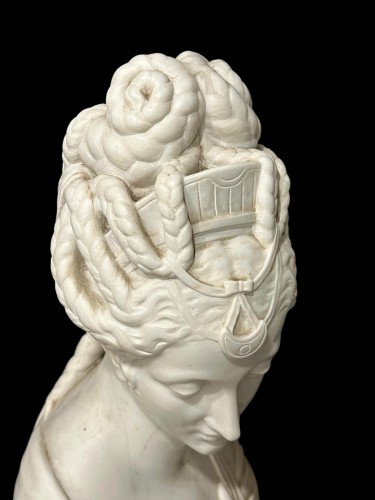 19th century - Diane de Poitiers, large marble bust (Carrara?) circa 1880