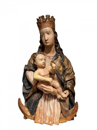 Madonna and Child , Tyrol, late 15th-early 16th century.