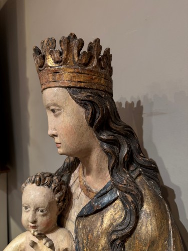 Madonna and Child , Tyrol, late 15th-early 16th century. - 