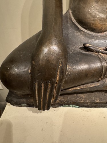 Large bronze Buddha , Ayuthaya , 17th c. - 