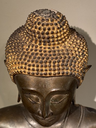  - Large bronze Buddha , Ayuthaya , 17th c.