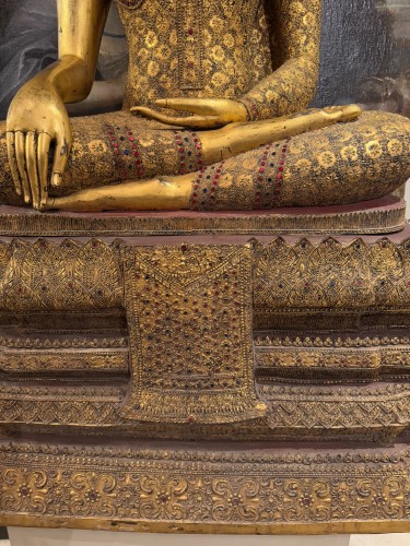 Très grand Bouddha Rattanakosin en bronze, vers 1900 - Arts d