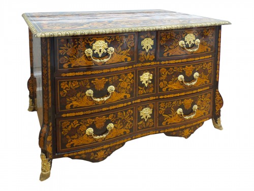 Louis XIV period Mazarine chest of drawers