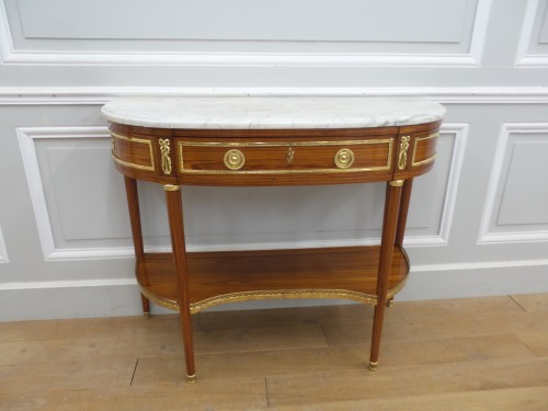 Mobilier Console - Console d'époque Louis XVI Estampillée F Schey