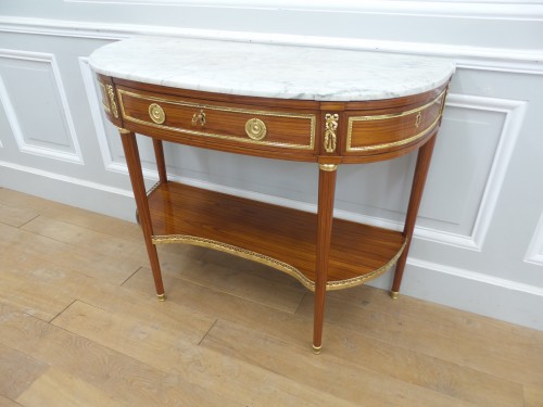 Console d'époque Louis XVI Estampillée F Schey - La Jurande