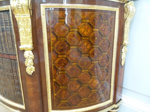 Commode d'époque Louis XVI estampillée Leleu - Louis XVI