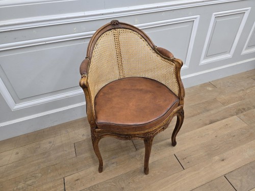 Fauteuil de bureau d'époque Louis XV - Louis XV