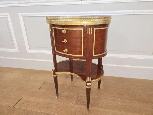 Antiquités - Table chiffonnière d'époque Louis XVI