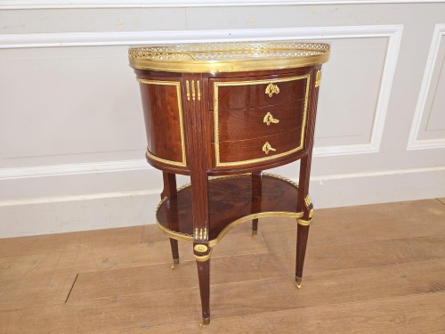 Antiquités - Table chiffonnière d'époque Louis XVI