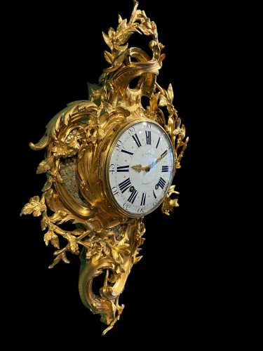 Horology  - Louis XV Cartel. J.B. BAILLON