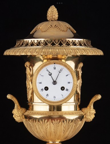 Horology  - Important Vase-shaped Empire clock