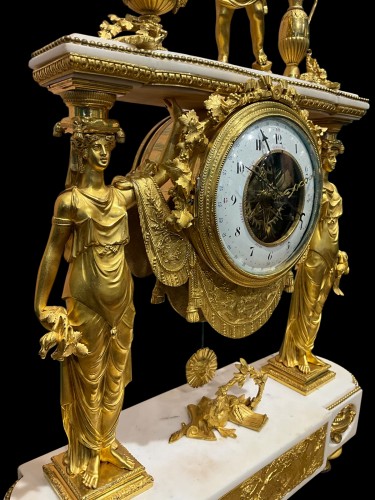 Horology  - Monumental Louis XVI portico clock