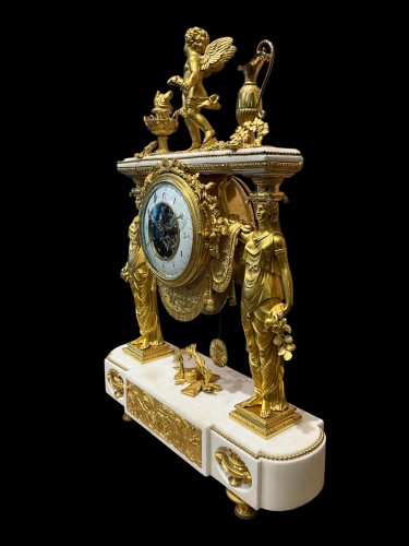 18th century - Monumental Louis XVI portico clock