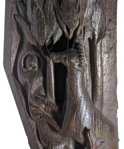 Eléments de décor gothique sur le thème de la nature - La Sculpture Françoise