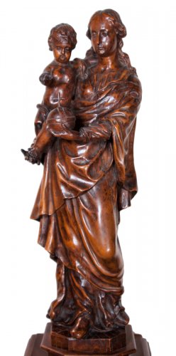 Virgin and child figure, circa 1700