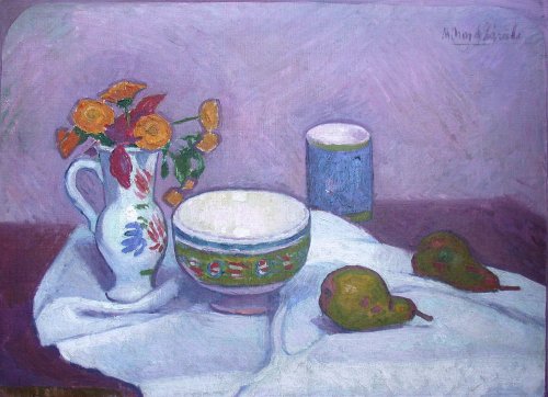 Still life - Manuel Ortiz de Zarate (1887-1946)