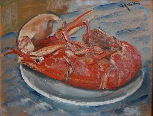 Lobster (Noirmoutier), 1934 - Takanori Oguiss (1901-1986)