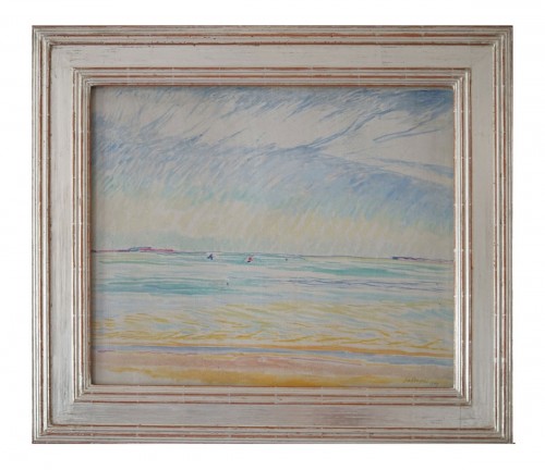 The sea at Oléron, 1909 - Leopold Survage (1879-1968) - Paintings & Drawings Style Art Déco