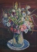 Bouquet de fleurs, Gustave Cariot 1929