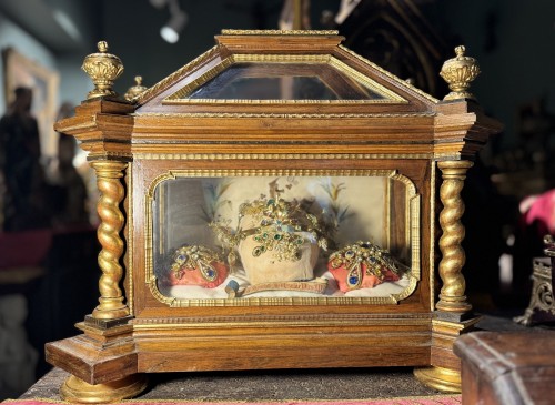 Chasse de la Compagnie Sainte Ursule du XIXe siècle - Art sacré, objets religieux Style 
