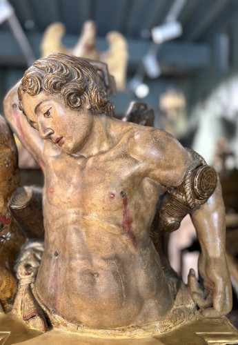Double buste reliquaire fin XVIIe siècle - 