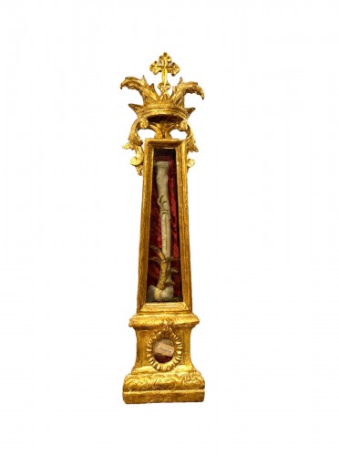 Reliquaire Saints Reparati & Amadai sceaux du Vatican - XVIIIe