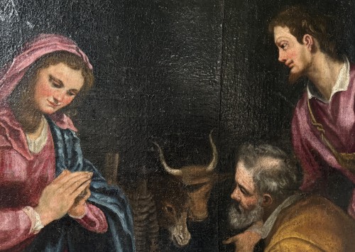 The Adoration Of The Shepherds Florentine School circa 1700 - 