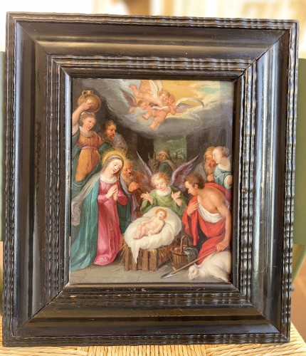 The Adoration Of The Shepherds Circa 1620    - Paintings & Drawings Style 