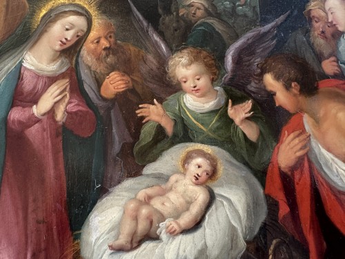 The Adoration Of The Shepherds Circa 1620    - 