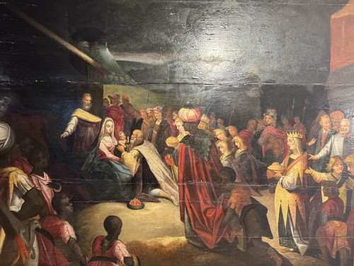 The Adoration Of The Magi, Antwerp school Circa 1600  