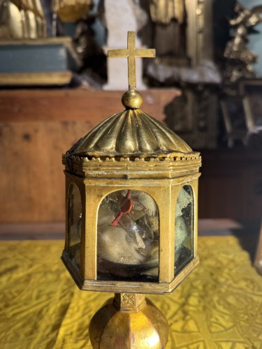 Antiquités - Gothic Reliquary Monstrance Circa 1500 