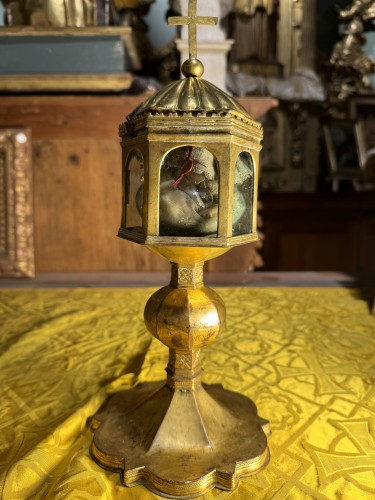 Antiquités - Gothic Reliquary Monstrance Circa 1500 