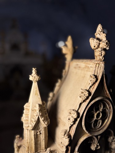 Important Pair Of Neo-gothic Reliquaries, France 19th Century  - 