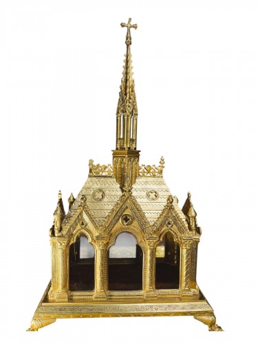 Neo-gothic Reliquary Shrine – 19th Century 