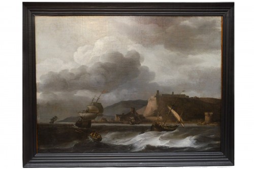 Large seascape by BLANCKERHOFF Jan Theunisz (1628 – 1669)