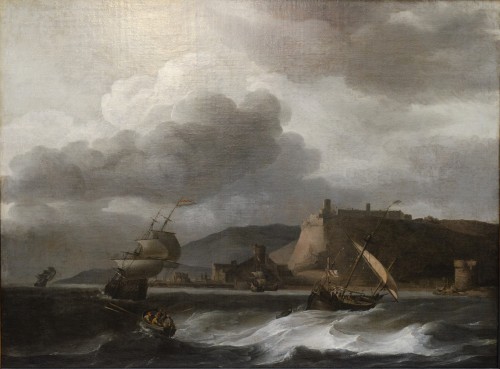 Paintings & Drawings  - Large seascape by BLANCKERHOFF Jan Theunisz (1628 – 1669)