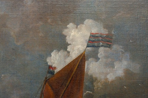 XVIIe siècle - Marine - Pieter van den Velde (1634- c. 1714)