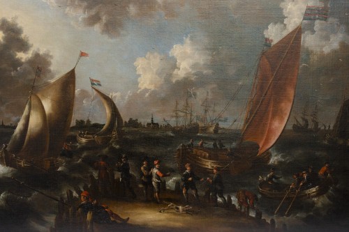 Louis XIV - Marine - Pieter van den Velde (1634- c. 1714)