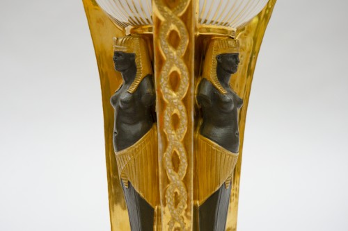 Antiquités - &quot;Egyptian Revival&quot; vases, Dagoty in Paris