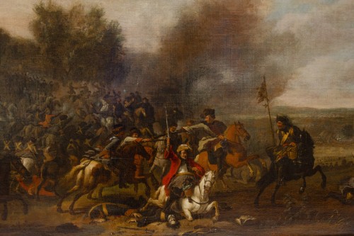 18th century - Battle of horsemen, Francesco Guiseppe CASANOVA (1727 – 1803)