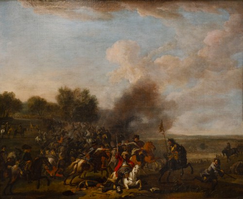 Antiquités - Battle of horsemen, Francesco Guiseppe CASANOVA (1727 – 1803)