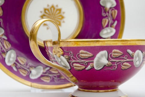 Grande tasse à thé et soucoupe - Nast à Paris 1783-1835 - L'Egide Antiques